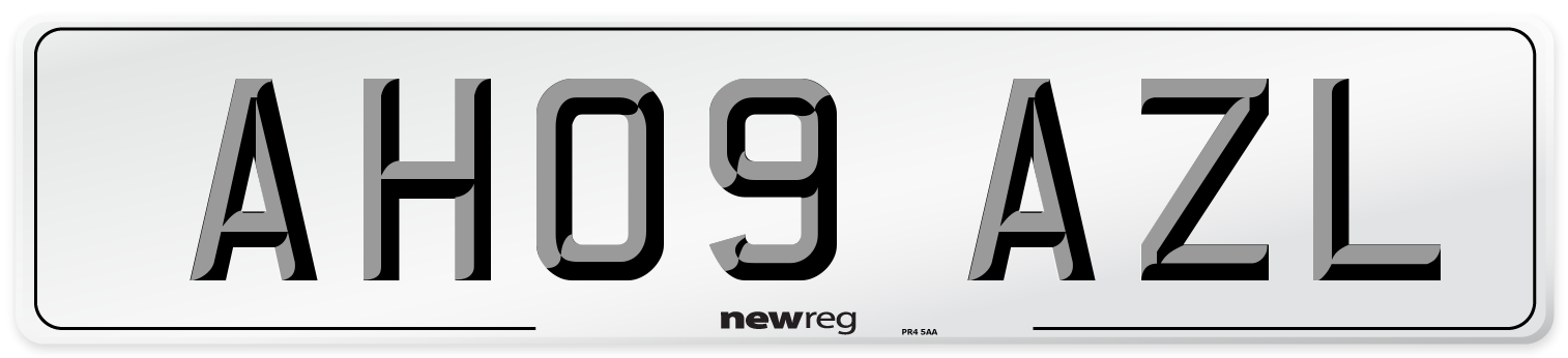 AH09 AZL Number Plate from New Reg